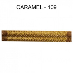 Double passepoil 8 mm caramel 4301-109 PIDF