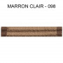 Double passepoil 8 mm marron clair 4301-098 PIDF