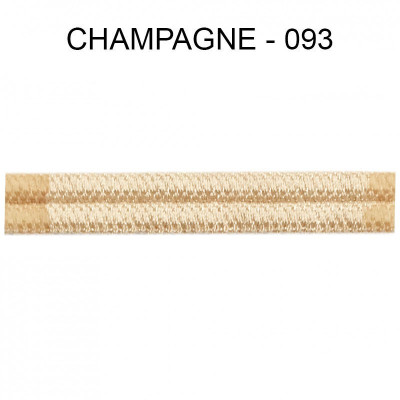 Double passepoil 8 mm champagne 4301-093 PIDF