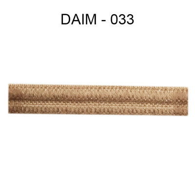 Double passepoil 8 mm daim 4301-033 PIDF