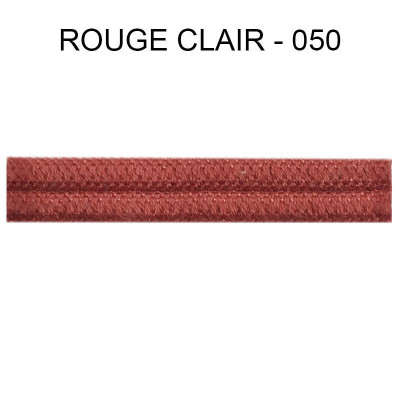 Double passepoil 8 mm rouge clair 4301-050 PIDF