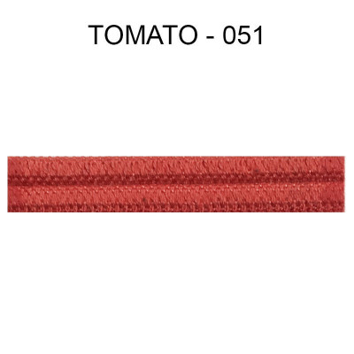 Double passepoil 8 mm tomato 4301-051 PIDF