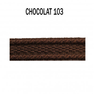 Galon chaînette 15 mm chocolat 5321-103 PIDF