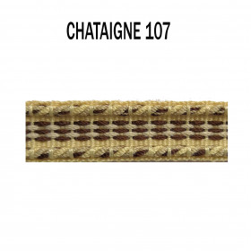 Galon chaînette 15 mm châtaigne 5321-107 PIDF