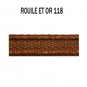 Galon chaînette 15 mm rouille et or 5321-118 PIDF