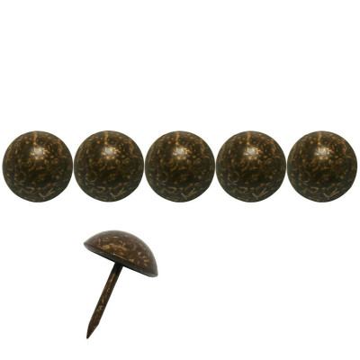500 Clous tapissier FAM Bronze Doré Perle Fer 16 mm