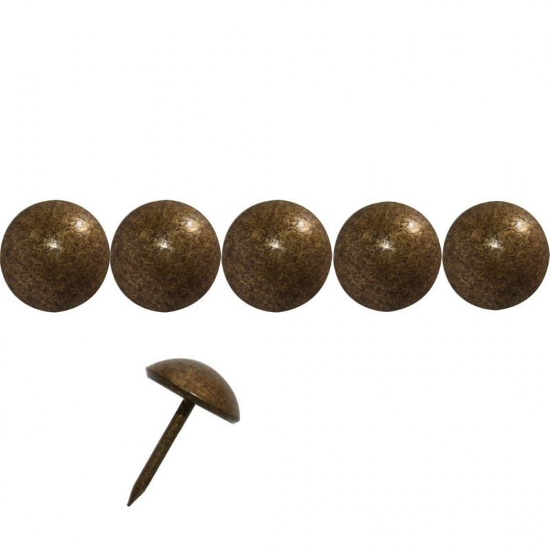 Clous Tapissier Décoratifs 11mm Dorés - Lot De 20 Pour Rénover Canapé, Fauteuil, Lit