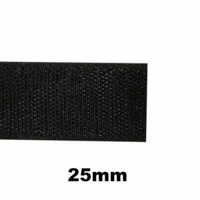Bande Velcro adhésive 25mm / 1M Crochet