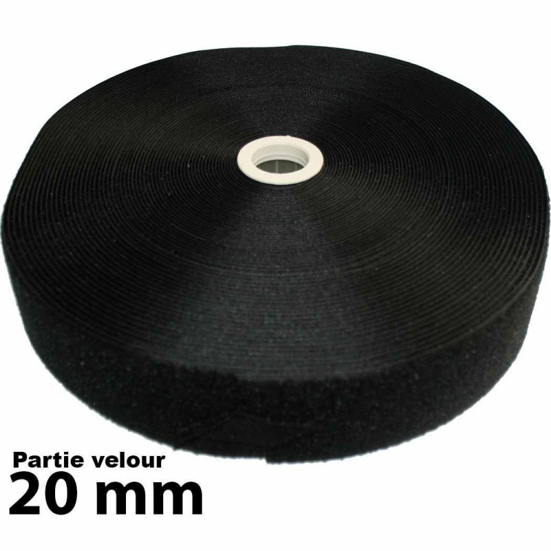 Bande Auto-agrippante (Velcro) à Coudre 20 Mm De Large - Marron Clair Alfatex® - Résistant, 10 000 Cycles