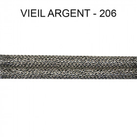 Double passepoil 8 mm viel argent 4301-206 PIDF