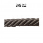 Câblé 8 mm gris 5663-012 PIDF