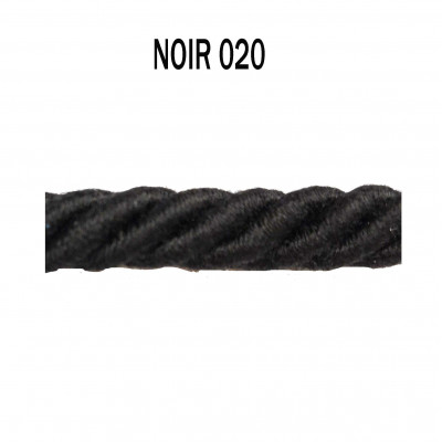 Câblé 8 mm noir 5663-020 PIDF