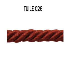 Câblé 8 mm - 026 Tuile