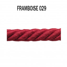 Câblé 8 mm - 029 Framboise