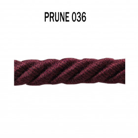 Câblé 8 mm - 036 Prune