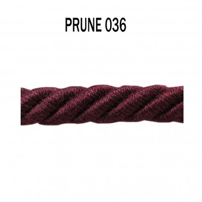 Câblé 8 mm - 036 Prune