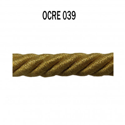 Câblé 8 mm - 039 Ocre