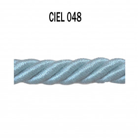 Câblé 8 mm - 048 Ciel