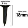 Semences tapissier évidées 18mm 24/8 5kg