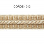 Galon cordonnet 12 mm corde 5931-012 PIDF