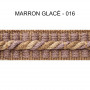 Galon cordonnet 12 mm marron glacé 5931-016 PIDF