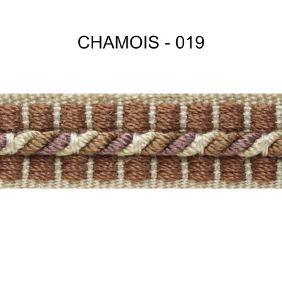 Galon cordonnet 12 mm chamois 5931-019 PIDF