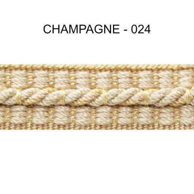 Galon cordonnet 12 mm champagne 5931-024 PIDF