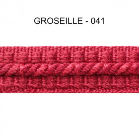 Galon cordonnet 12 mm groseille 5931-041 PIDF