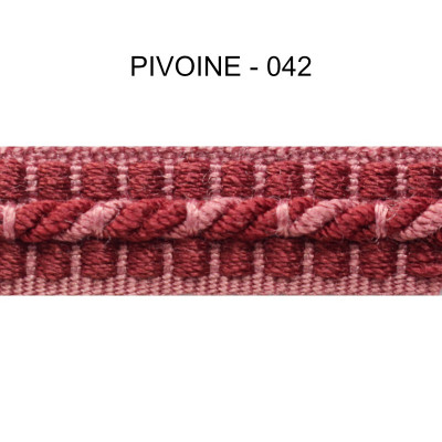 Galon cordonnet 12 mm pivoine 5931-042 PIDF