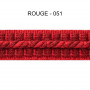 Galon cordonnet 12 mm rouge 5931-051 PIDF