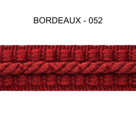 Galon cordonnet 12 mm bordeaux 5931-052 PIDF