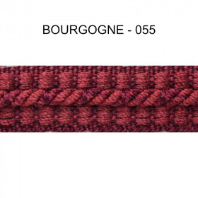 Galon cordonnet 12 mm bourgogne 5931-055 PIDF