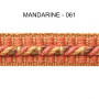 Galon cordonnet 12 mm mandarine 5931-061 PIDF