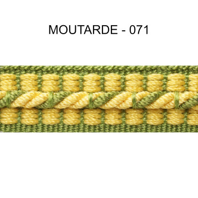 Galon cordonnet 12 mm moutarde 5931-071 PIDF