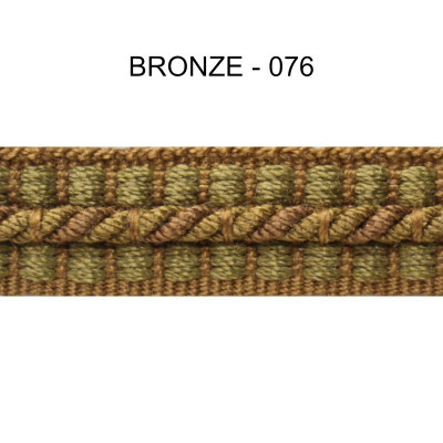 Galon cordonnet 12 mm bronze 5931-076 PIDF