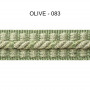 Galon cordonnet 12 mm olive 5931-083 PIDF