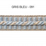 Galon cordonnet 12 mm gris bleu 5931-091 PIDF