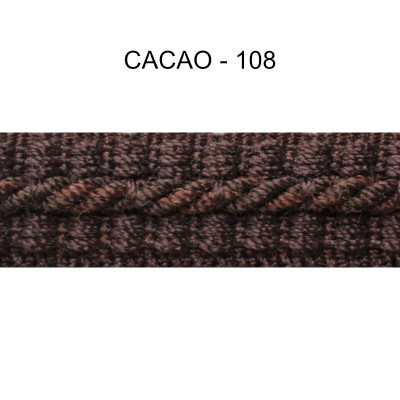 Galon cordonnet 12 mm cacao 5931-108 PIDF