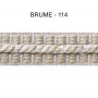 Galon cordonnet 12 mm brume 5931-114 PIDF