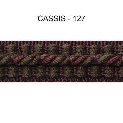 Galon cordonnet 12 mm cassis 5931-127 PIDF