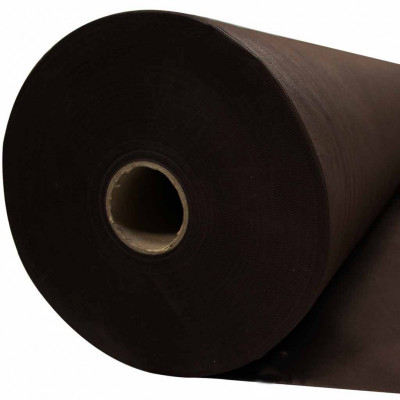 Tissu non tissé polypropylène noir 70 g/m² - largeur 90 cm, les 250m