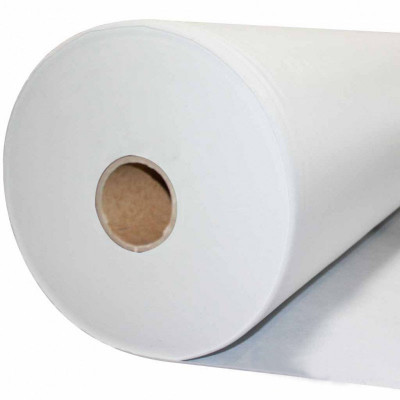 Tissu non tissé polypropylène blanc 100 g/m² - 160cm, Rouleau de 250m