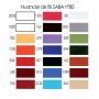 Boite de 5 bobines de fil SABA 80 blanc cassé 1000 - 5000ml