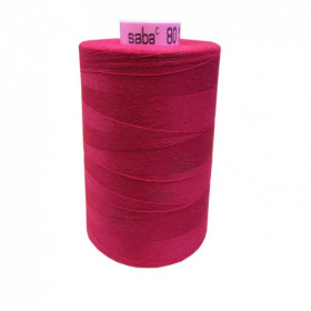 Bobine de fil SABA 80 fuchsia 1392 - 5000ml