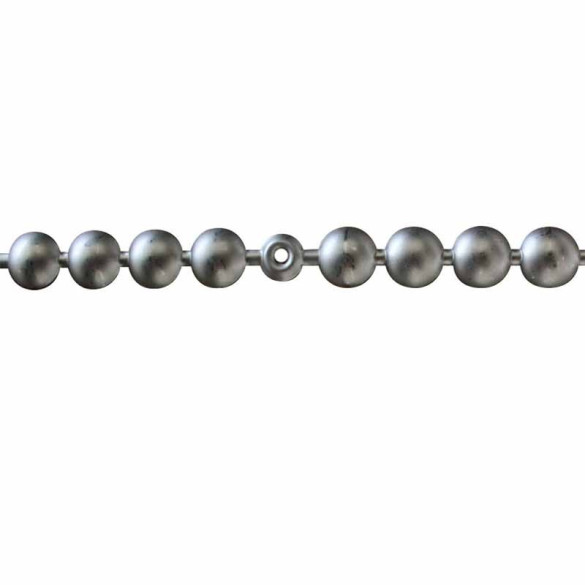5 Bandes de clous factices Aluminium Brossé 11mm + 90 clous