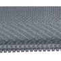 Fermeture à glissière 4mm gris fer - rouleau de 200 mètres