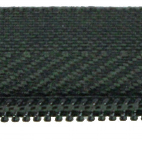 Fermeture à glissière 4mm olive noire - rouleau de 200 mètres