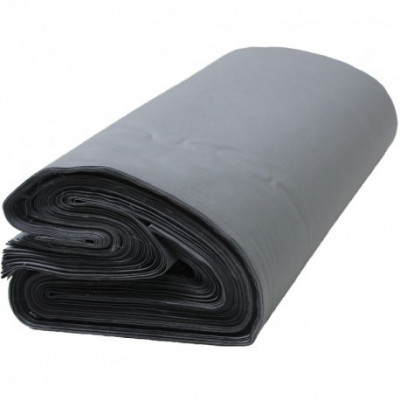 Toile jaconas gris 100% coton, 150gr/m2 - largeur 150 cm - 50m