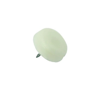 Patin glisseur plastique blanc 15mm - Par 16