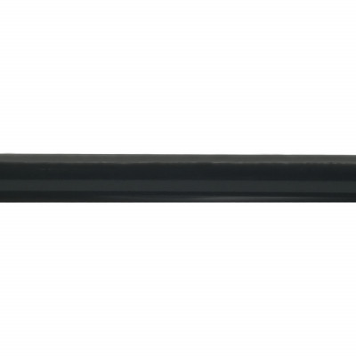 Barre de rideau extensible Ø19 mm Noire - 160-300 cm